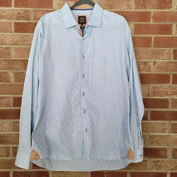 A21 Button Up Dress Shirt Men's Size 2XL Long Sleeve - Picture 1 of 6